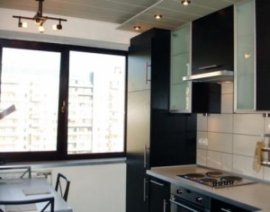 Интерьер маленькой кухни